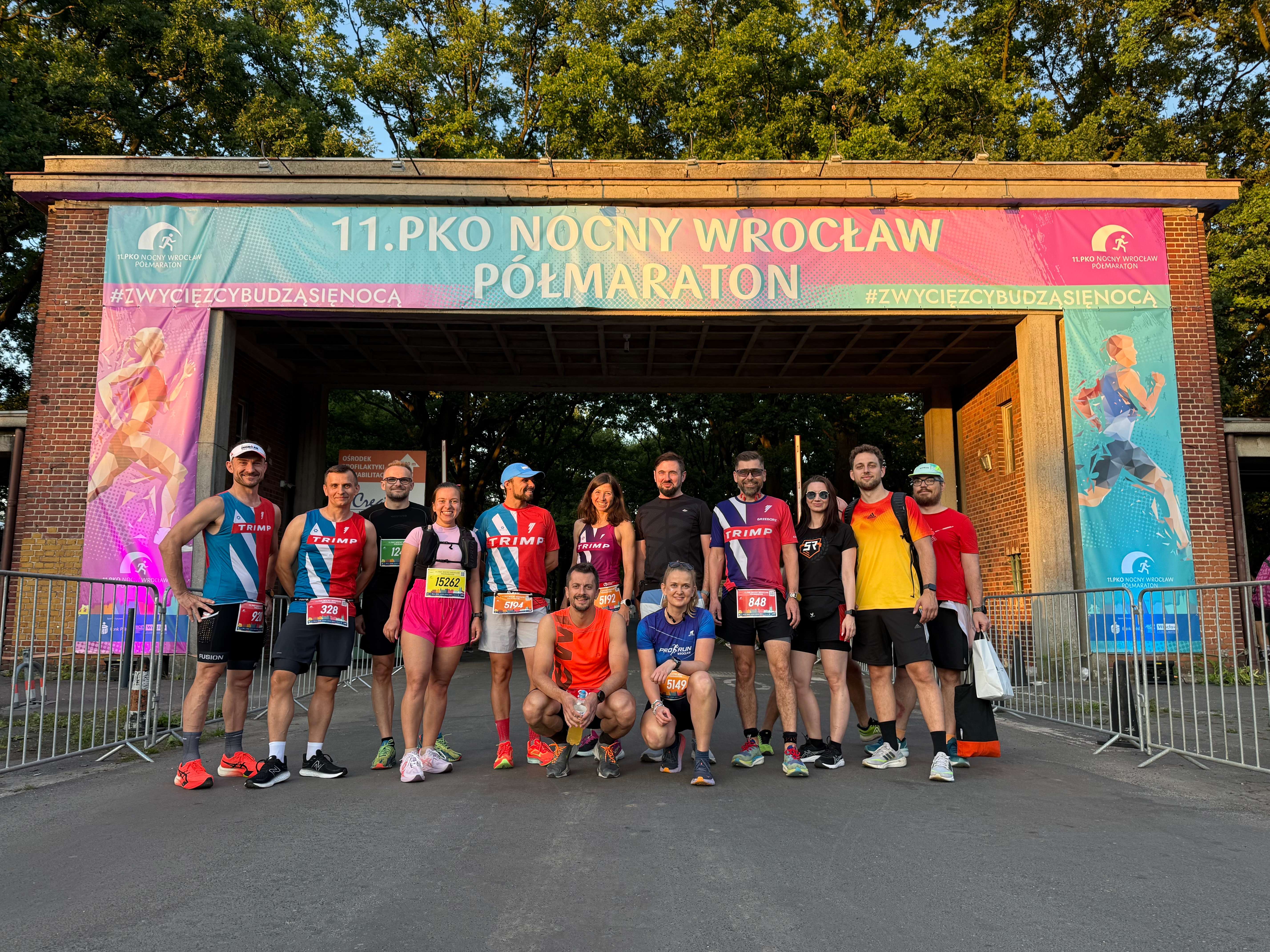 Zespół TRIMP Team na zawodach